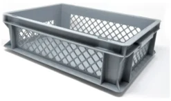 Cassetta Pavoni Italia EC4312FLMEGR EUROPA forata per alimenti Grigio
