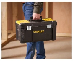 Cassetta per attrezzi Stanley STST175521 ESSENTIAL con vaschetta Nero