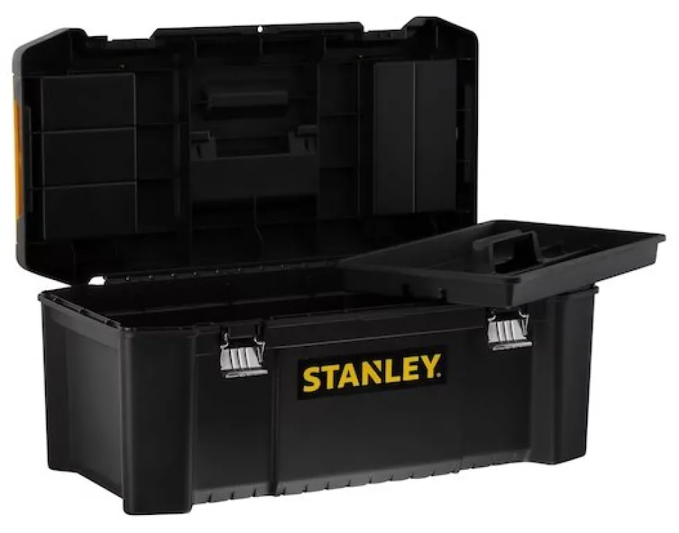 Cassetta per attrezzi Stanley STST829761 ESSENTIAL Nero e Giallo