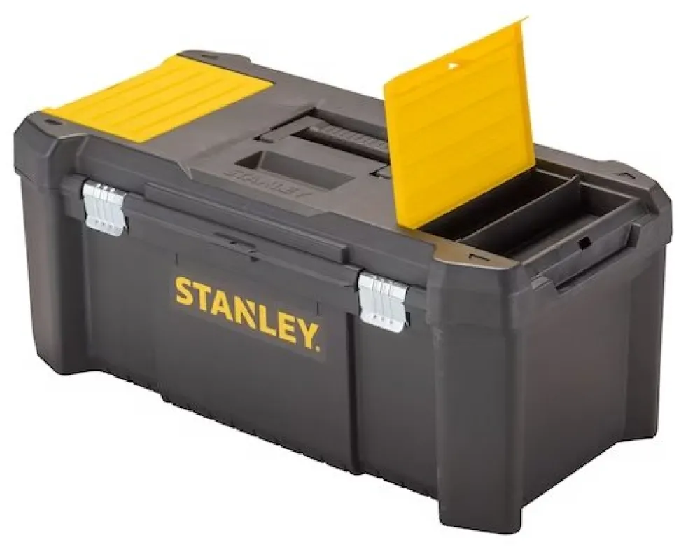 Cassetta per attrezzi Stanley STST829761 ESSENTIAL Nero e Giallo