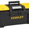 Cassetta per attrezzi Stanley 179218 ONE TOUCH con vaschetta Nero e Gi