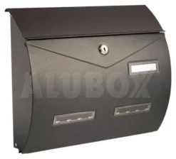 Cassetta posta Alubox BUSTAGH Grigio ghisa