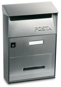 Cassetta posta Alubox FTIXL EFFE Inox satinato