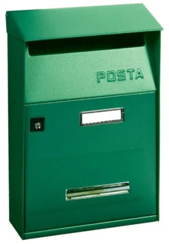 Cassetta posta Alubox 13FTVRVE EFFE Verde