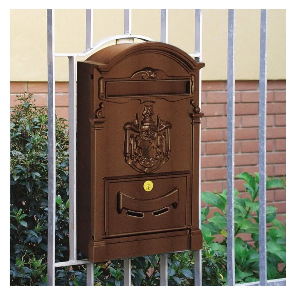 Cassetta posta Alubox 30RESVRRU RESIDENCE Ruggine