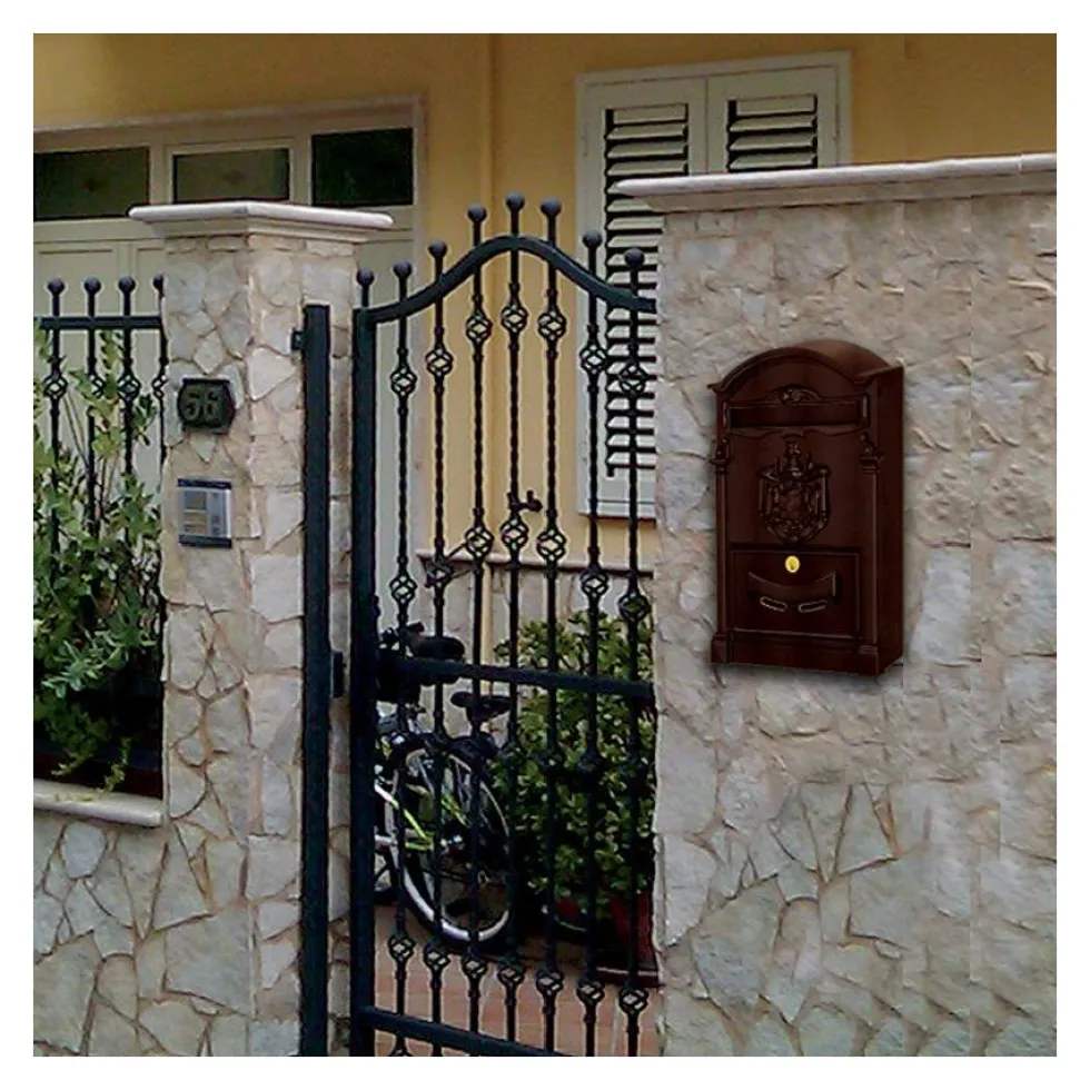 Cassetta posta Alubox 30RESVRRU RESIDENCE Ruggine