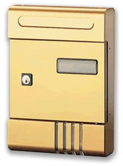 Cassetta posta Alubox 02SEBR ESSE Bronzo