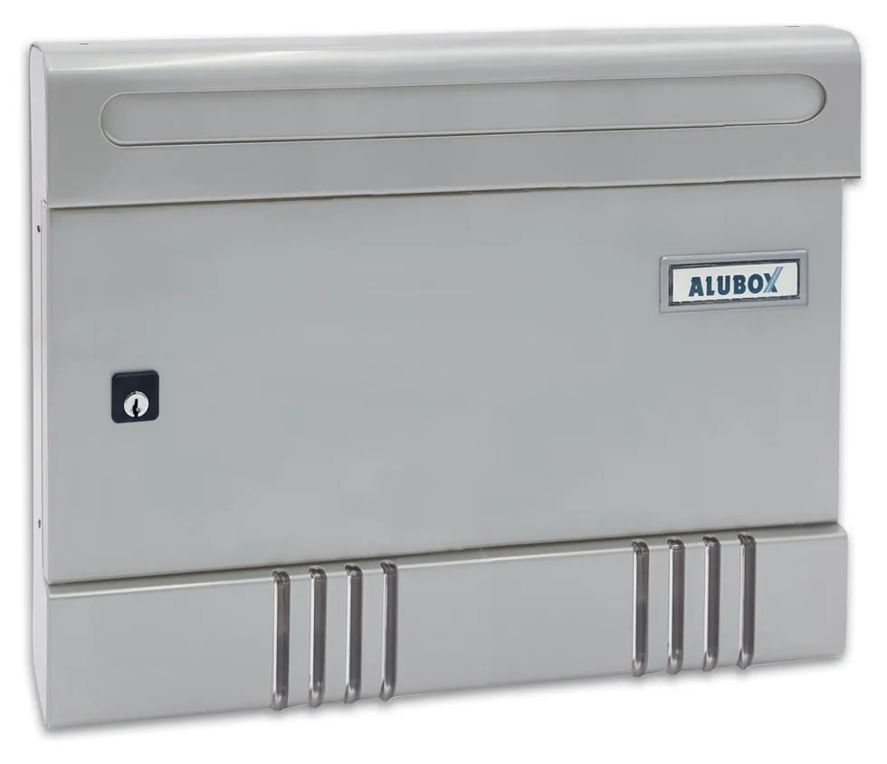 Cassetta posta Alubox 04SIREAM ESSE Argento metallizzato