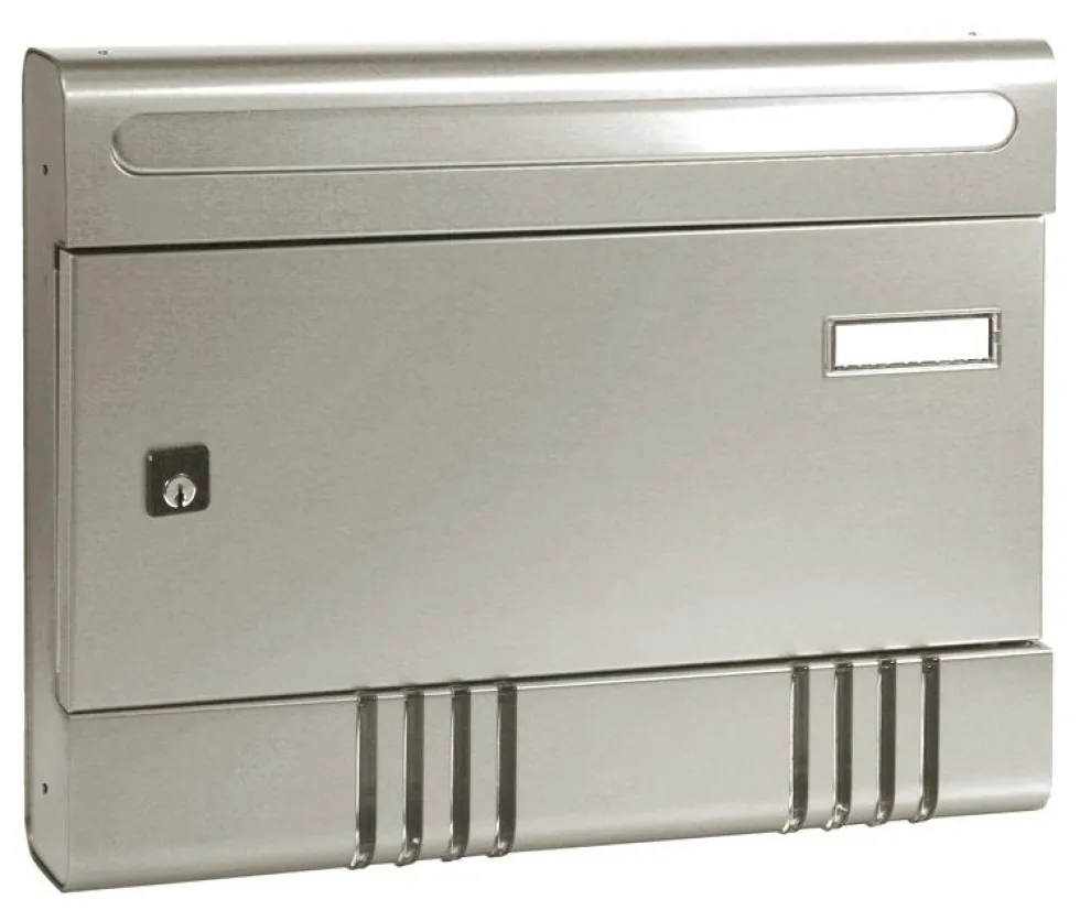 Cassetta posta Alubox 04SIREAR ESSE Anodizzato argento