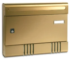 Cassetta posta Alubox 04SIREBR ESSE Bronzo