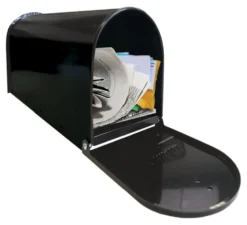 Cassetta posta americana Alubox 18USA1VRNE TOPOLINO Nero