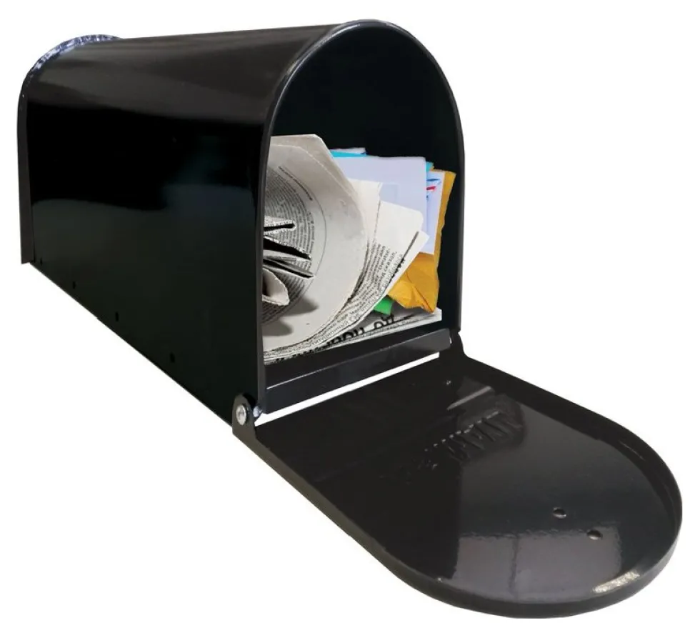 Cassetta posta americana Alubox 18USA1VRNE TOPOLINO Nero
