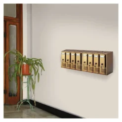 Cassetta posta condominiale Alubox 20C4BR CUBO Bronzo