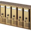 Cassetta posta condominiale Alubox 20C6BR CUBO Bronzo