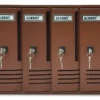 Cassetta posta condominiale Alubox 20C6RU CUBO Ruggine