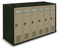 Cassetta posta condominiale Alubox 20C6RVSA CUBO Sabbia