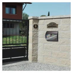 Cassetta pubblicità Alubox 71BUSTAGHPUB Grigio ghisa