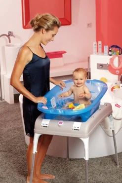 Cavalletto vasca Okbaby 845 pieghevole Grigio