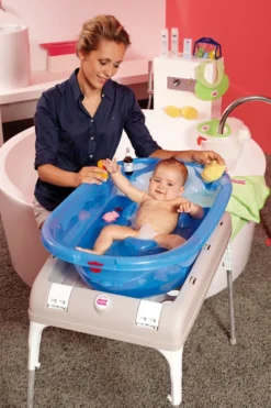 Cavalletto vasca Okbaby 845 pieghevole Grigio