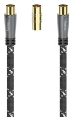 Cavo antenna Hama 00205293 With Adapter 120 Db Black