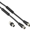 Cavo antenna Hama 00205303 With Adapter 85 Db Black