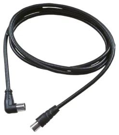 Cavo antenna Poly Pool PP0619 1 Cable Tv 90 Black