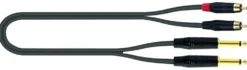 Cavo audio Quiklok 30 02326 JUST 2Rca2J 5 Black