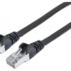Cavo di rete Manhattan LS6A 300 BK Patch Cable Black