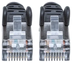 Cavo di rete Manhattan LS6A 300 BK Patch Cable Black