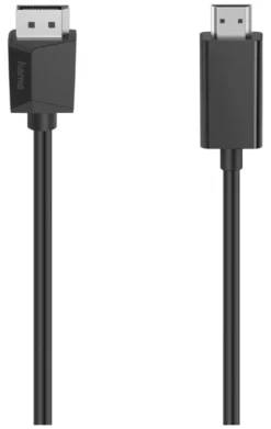 Cavo Displayport Hama 00200712 ESSENTIAL 4K Dp Hdmi Black