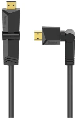 Cavo HDMI Hama 00205011 4K Rotation With Ethernet Black