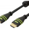 Cavo HDMI Techly ICOC HDMI FR 150 4K con Ethernet Black