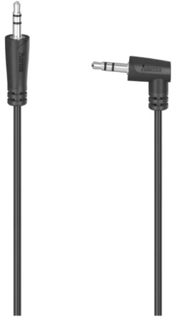 Cavo Jack 3.5 Hama 00200723 Plug 90 Black