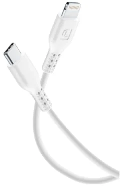 Cavo Lightning Cellular Line USBDATAC2LMFITABW POWER CABLE Certificato