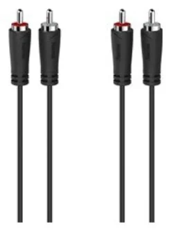 Cavo RCA Hama 00205093 Plugs Black