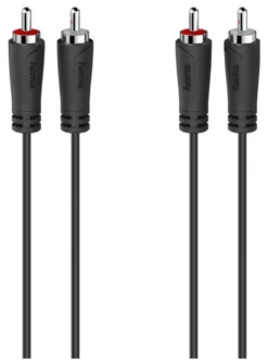 Cavo RCA Hama 00205257 Plugs Black