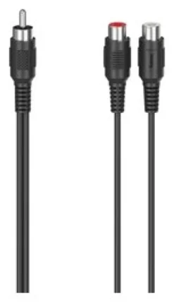 Cavo RCA Hama 00205183 Subwoofer Adapter Black