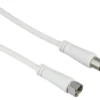 Cavo SAT Hama 00205294 90 Db Bianco