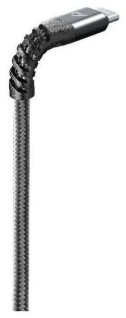 Cavo USB C Cellular Line TETRACABTYC1MK TETRAFORCE Extreme Cable Black
