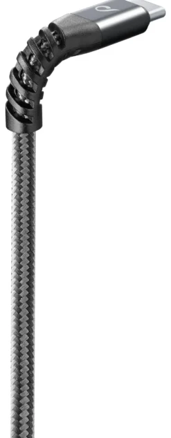 Cavo USB C Cellular Line TETRACABC2C1MK TETRAFORCE CABLE Strong Black
