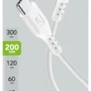 Cavo USB C Cellular Line USBDATACUSBC2C2MW POWER CABLE White