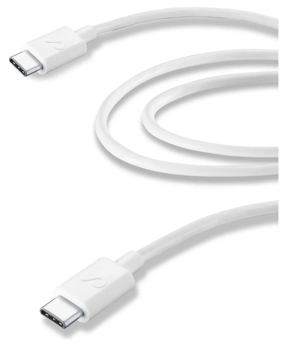 Cavo USB C Cellular Line USBDATACUSBC2C2MW POWER CABLE White