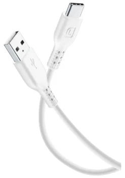 Cavo USB C Cellular Line USBDATACUSBA CW POWER CABLE White