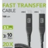 Cavo USB C Cellular Line USBDATA31C2CTAB1MK FAST TRANSFER 3.1 100W Gre