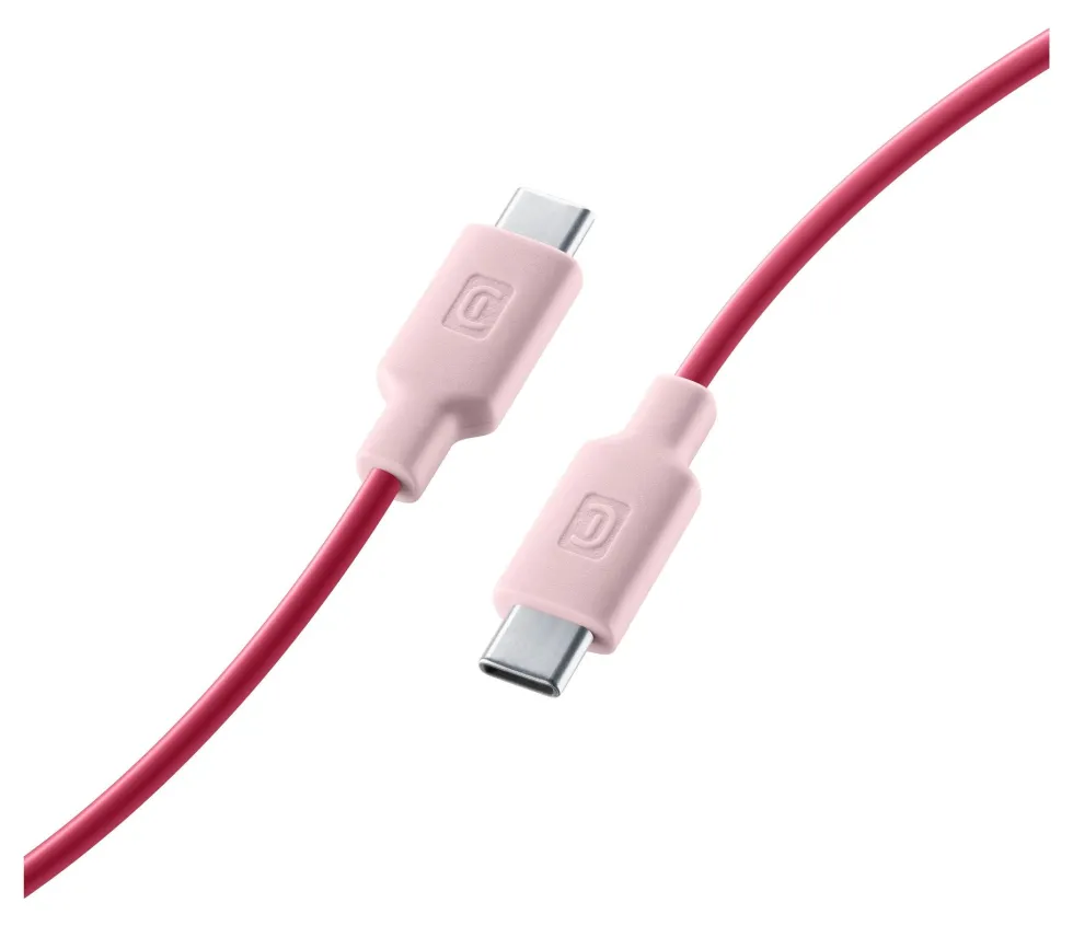 Cavo USB C Cellular Line USBDATAC2CSMARTP STYLECOLOR Pink