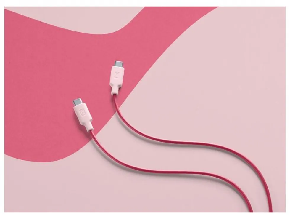 Cavo USB C Cellular Line USBDATAC2CSMARTP STYLECOLOR Pink