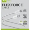 Cavo USB C Cellular Line USBDATABRTABC2C2MW FLEXFORCE 60W White