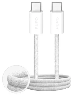 Cavo USB C Puro PUCCC100WFABK4WHI FABRIK 100W White
