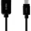 Cavo USB C Sbs TECABLEMICROC15K CHARGING DATA CABLE 2.0 Black