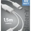 Cavo USB C Sbs TECABLETCC2IN1 SPLITTER Y 60W White